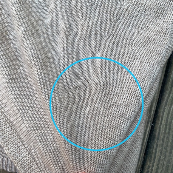 Soft Cozy Wrap-Front Sweater in Oatmeal - Picture 5 of 8